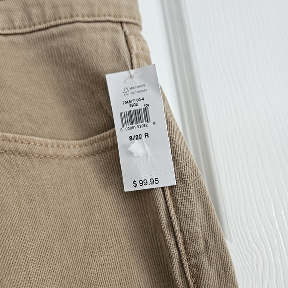GAP Women's Straight Leg Jeans - Tan - Picture 5 of 7